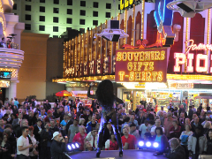 Bonnie Kilroe as Cher Fremont Street Stage Las Vegas - Celebrity Imposters Impersonator