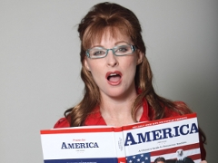 Bonnie Kilroe as Sarah Palin - Celebrity Imposters Impersonator